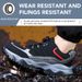 Men's Steel Toe Safety Work Shoes,Rotating Buckle,Breathable Mesh & Microfiber Leather Upper,EVA Sole Construction & Outdoor Working Sites Work Shoes_vogvips.com