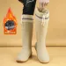 New veet boots for men, rain-proond waterproof high-top anti-slip rain boots, cuff rubber shoes, fishing shoes_vogvips.com
