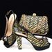 Shoe Bag Set Combination Fish Mouth High Heels With Ladder Handbag_vogvips.com