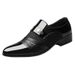 Casual Men's Single Breathable Business Formal British Style Small Leather Wedding Suit Shoes Men_vogvips.com