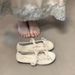 Women's 2025 Spring And Autumn New Style Ballet Flats With Dress French Bow Mary Jane Shoes_vogvips.com