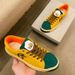 Fuguqi 2023 New Little Bee Men's Board Korean Edition Trendy Genuine Leather Matte Casual Shoes_vogvips.com