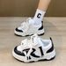 Pink Thick Soled Bread For Women, Spring/Summer New Style Chic, Niche Dign, High Street Student Casual Sports_vogvips.com