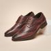 Euro Step Pointed Toe British Style Genuine Leather Business Formal Brogue Carved Men's Top Layer Cowhide Derby Shoes Casual_vogvips.com