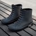 Unisex Waterproof Rain Boots For Adults, Short-cuff, Stylish And Versatile, With Korean-inspired Anti-slip Design For Fashion Students_vogvips.com
