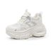 Thick-soled Dad Shoes Women's Transparent Mesh Thick-soled Inner Height Increase Plus Rhinestones Casual Versatile Women's Shoes_vogvips.com