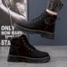 European Warm Series 2025 New Autumn Men's Classic Fashion Wear-resistant Waterproof High-top Martin Soft Sole Workwear Non-slip Yellow Boots_vogvips.com
