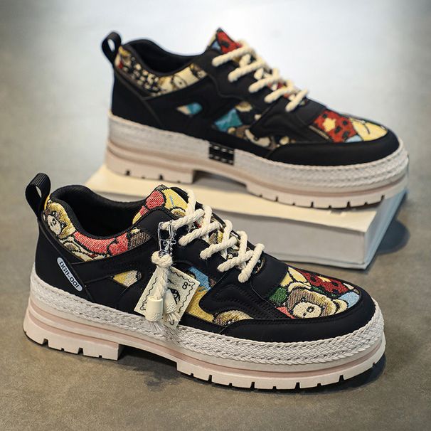 Low-top Martin Shoes, Workwear Shoes, Versatile Straw Sole, Casual Sneakers, Trendy Shoes, Four Seasons_vogvips.com