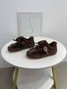 Women's Shoes Soft Leather Soft Sole Plus Velvet For Women Winter Inner Height Increase Two Color Shoelace Flip Up Fur Shoes_vogvips.com