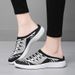 Women's 2025 Spring/summer Collection Slip-on Cross-border Wholesale Couple Casual Breathable Fly-knit Mules Mom Shoes_vogvips.com