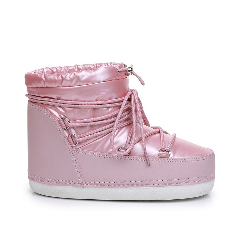 Women's Shoes Waterproof And Non Slip Space Boots , New Style, Short, Thickened, Warm Snow Boots._vogvips.com