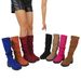 Over-the-Knee For Women, Chunky Heel, 2025 Autumn/Winter New Style, Long Boots, Round Toe, Western Riding Boots_vogvips.com