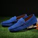 Men's Shoes Summer New Style Cross Border Plus Size Men's Casual Versatile Breathable Genuine Leather Slip On Loafers_vogvips.com