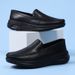 Four Seasons Air Cushion Nurse For Men, Hollow Casual Thick Genuine Leather, Comfortable Breathable Soft Sole_vogvips.com
