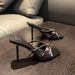 Silk Satin Rhinestone Strap Sandals For Women 2026 Summer New Bow Open-Toe High-Heel Outdoor Slippers_vogvips.com