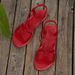 Cross-border Plus-size 43 Size Hollow Sandals With Bow, 2026 Summer Model, Cross-tied Open-toe Women's Shoes For Outdoor_vogvips.com