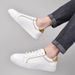 Board Shoes Men's Casual Leather Shoes Men's Simple European Station Little White Men's Shoes_vogvips.com