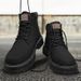 European Warm Series Martin Autumn Men's 2025 New Winter British Style Sports Casual Work Mid-Top Leather Boots Waterproof Trendy Shoes_vogvips.com