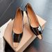Women's Chic Pointed-Toe Stiletto Heels – Glossy PU High Heel Pumps With Sleek Metal Detail For Elegant Style High Heels For Women_vogvips.com