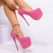 Women S Ultra High Pointed Toe Platform Pumps With Thin Stiletto Heel Night Out Party Dressy Fashion Single Shoes For_vogvips.com