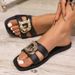 Korean Style Rhinestone Slippers Women's Spring Outdoor Indoor Soft Sole Non-Slip Wear-Resistant Beach Sandals_vogvips.com