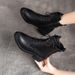 Hundred Leather Winter Boots Medium Heel_vogvips.com