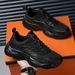 Customize Men Fashion Casual Sneakers Beige Black Blank Throat Design Mesh Breathable Running Walking Shoes For Women_vogvips.com
