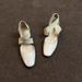 Plus Size Retro Versatile Ballet High Heels For Women, Chunky Heel, Cross Strap, Hollow Casual Closed-Toe Sandals_vogvips.com