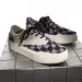 Men's Women's Raw Edge Chambray Classic Canvas Board Fashion Casual Shoes Purple_vogvips.com