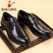 Men's Soft Bottom European Style Business Shoes Pure Cowhide Cigar Head Layer Leather Insole Comfortable Leather Lined Footwear_vogvips.com