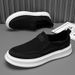 Men's Classic Retro Low-Top Canvas Sneakers - Lightweight Breathable Casual Shoes For Everyday Wear With Comfortable EVA Insole & Durable PVC Outsole_vogvips.com