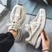 Summer New Breathable Mesh Men's Sports Korean Version Trendy Versatile Thick Soled Casual Dad Shoes_vogvips.com
