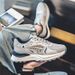 Spring New Breathable Mesh Sports Men's Korean Version Versatile Thick Sole Casual Dad Trendy Shoes_vogvips.com