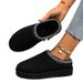 Snow Boots Women's Thick-soled Furry With Half Slippers 2024 Winter New Style Baotou Fleece-ed Warm Cotton Shoes_vogvips.com