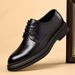 Spring And Autumn New Men's Shoes, Soft Leather Business Casual, Breathable, Youth Formal Wear, Lightweight, Durable,_vogvips.com