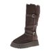Tall Snow Boots Women's Fleece Fleece Long Tube Thick Bottom But Knee Belt Buckle Snow Cotton Boots_vogvips.com