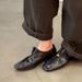 Vintage Old Money Style Pleated Loafers For Women 2026 New Spring British Small Leather Versatile Thick Heel Commuting_vogvips.com