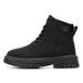 European Warm Series Yellow Autumn Winter New Plush Lined Martin Boots Men's Suede Versatile Casual Trendy High-top Shoes_vogvips.com