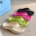 2025 Ultra Comfortable Women's Summer Flip-Flops, New Thick-Soled Non-Slip Beach Sandals With Toe Post, Platform Sole_vogvips.com