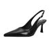 French Style Toe Sandals For Women 2025 New Summer Plus Size Women's Pointed Heels Thin Open Back High Heel Single Shoes_vogvips.com