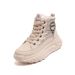 High-top Shoes Female Students Korean Version 2025 Winter New Large Cotton Versatile Fleece-lined Sports Boots For Women_vogvips.com