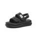 2024 Summer New Chinese Sandals Women Wear Thick Soled Buckle Roman Sandals Hipster Women_vogvips.com