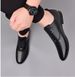 Men's Pointed Leather Shoes, Formal Lace-up Leather Shoes Men's Wedding Shoes_vogvips.com