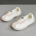 New 2025 Summer New Sporty White Sneakers Breathable Women's Lace-up Low-top Casual Shoes_vogvips.com