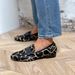 Women's Comfortable Loafers Slip-On Casual Shoes - Soft Suede Round Toe Flat Shoes For Women (Giraffe Print, Sizes 34-43)_vogvips.com