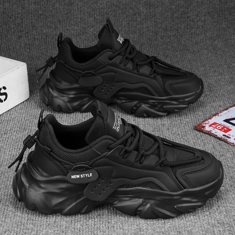 2026 Men's Casual Sneakers Summer Autumn Fashion Outdoor Luxury Lace Up Round Toe Breathable Non Slip Height Increasing_vogvips.com