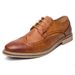 Euro Step New Brogue Carved Men's Business Casual British Style Leather Shoes Mens Shoes_vogvips.com