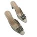 Genuine Leather Chunky Heel Closed-toe Slippers For Women, 2026 New Summer French Style Rhinestone Sandals, Sheepskin_vogvips.com