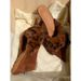 2025 New Spicy Girl Style High-end Leopard Print Fur Slippers For Women Wearing High Heels And Wedge Heels For Outdoor Wear_vogvips.com