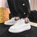 White Sneakers Men's Versatile Thick-soled Height-boosting Shoes For Students And Couples, 2026_vogvips.com